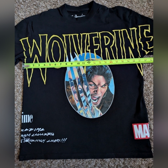 Civil Regime Marvel Wolverine Black Cotton Logan Shirt Men's L - Picture 5 of 8